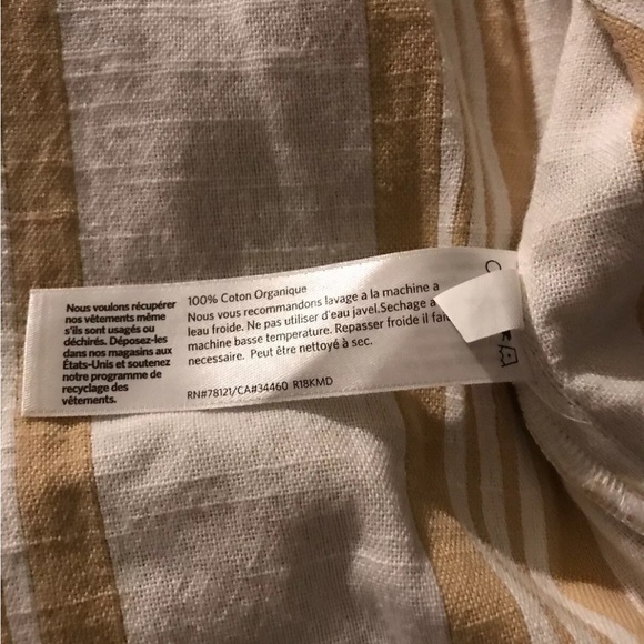 EILEEN FISHER REED STRIPED ORGANIC COTTON DOUBLEWEAVE KIMONO JACKET XXS - Picture 8 of 8